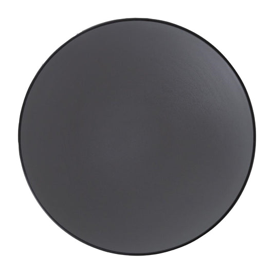Coucou Dual Colour Round Plate 250mm - Grey & Black (9 Pack) (Colour: Grey & Black | Pack of 9 | 250mm / 9.8" | Melamine material) • PAS-DU517