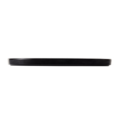 Coucou Dual Colour Oblong Plate 260x130mm - White & Black (12 Pack) (Colour: White & Black | Pack of 12 | 260x130mm / 10.2x5.11" | Melamine material) • PAS-DU534