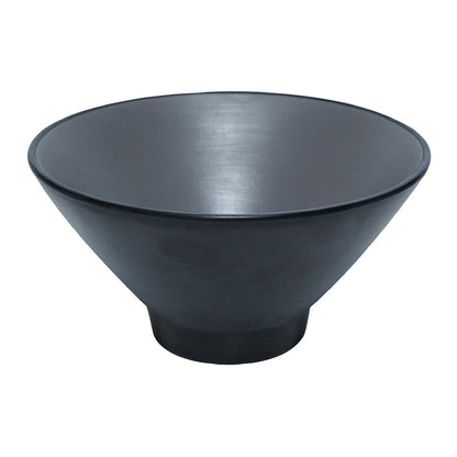 Coucou Dual Colour V-Shape Round Bowl 150mm - Grey & Black (12 Pack) (Colour: Grey & Black | Pack of 12 | 150mm / 5.9" | Melamine material) • PAS-DU558
