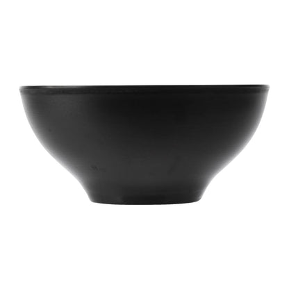 Coucou Dual Colour Round Bowl 210mm - Black (12 Pack) (Colour: Black & Black | Pack of 12 | 210mm / 8.2" | Melamine material) • PAS-DU570