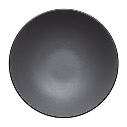 Coucou Dual Colour Round Bowl 187mm - Grey & Black (12 Pack) (Colour: Grey & Black | Pack of 12 | 187mm / 7.3" | Melamine material) • PAS-DU573