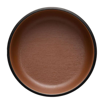 Coucou Dual Colour Round Sauce Dish 76mm - Brown & Black (40 Pack) (Colour: Brown & Black | Pack of 40 | 76mm / 2.9" | Melamine material) • PAS-DU586