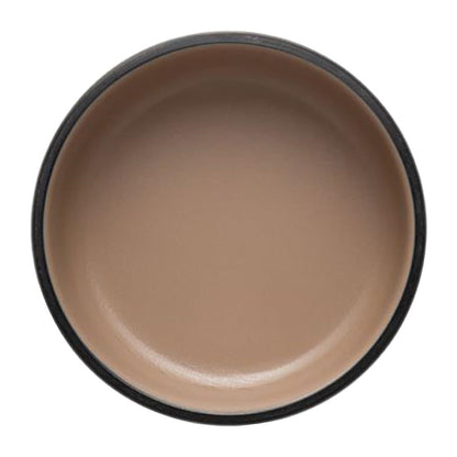 Coucou Dual Colour Round Sauce Dish 76mm - Beige & Black (40 Pack) (Colour: Beige & Black | Pack of 40 | 76mm / 2.9" | Melamine material) • PAS-DU587