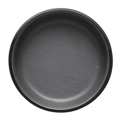Coucou Dual Colour Round Sauce Dish 76mm - Grey & Black (40 Pack) (Colour: Grey & Black | Pack of 40 | 76mm / 2.9" | Melamine material) • PAS-DU588