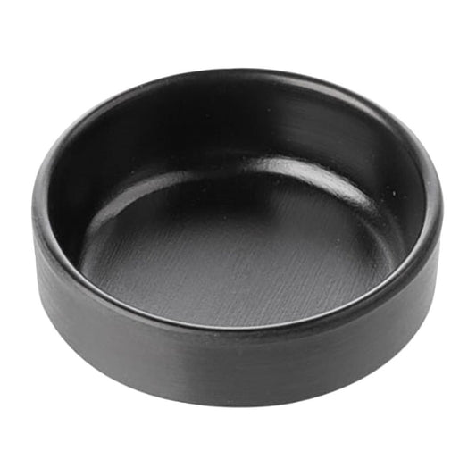 Coucou Dual Colour Round Sauce Dish 76mm - Black (40 Pack) (Colour: Black & Black | Pack of 40 | 76mm / 2.9" | Melamine material) • PAS-DU590