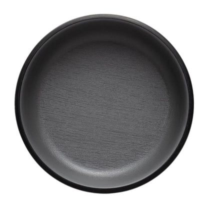 Coucou Dual Colour Round Sauce Dish 100mm - Grey & Black (20 Pack) (Colour: Grey & Black | Pack of 20 | 100mm / 3.9" | Melamine material) • PAS-DU593