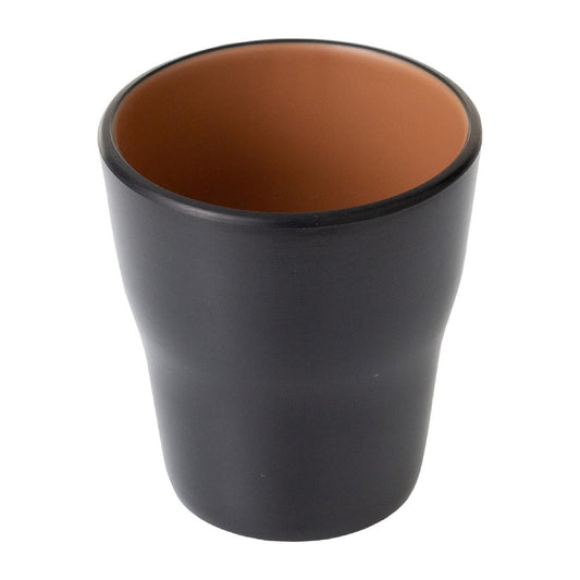 Coucou Dual Colour Tumbler 260ml - Brown & Black (12 Pack) (Colour: Brown & Black | Pack of 12 | 260mm / 10.2" | Melamine material) • PAS-DU601