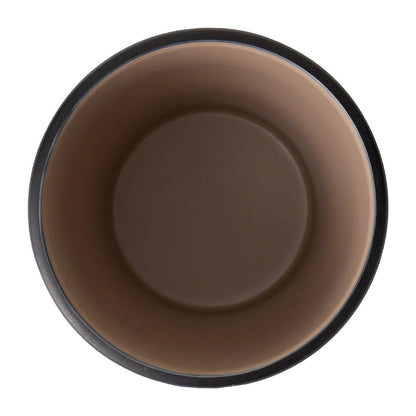 Coucou Dual Colour Tumbler 260ml - Beige & Black (12 Pack) (Colour: Beige & Black | Pack of 12 | 260mm / 10.2" | Melamine material) • PAS-DU602