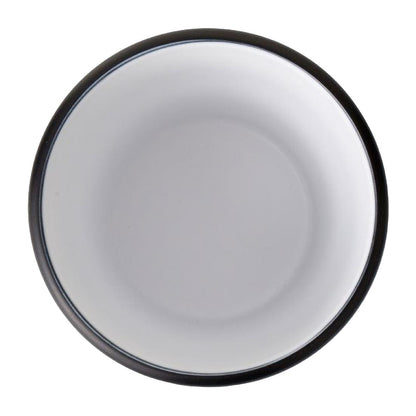Coucou Dual Colour Tumbler 260ml - White & Black (12 Pack) (Colour: White & Black | Pack of 12 | 260mm / 10.2" | Melamine material) • PAS-DU604