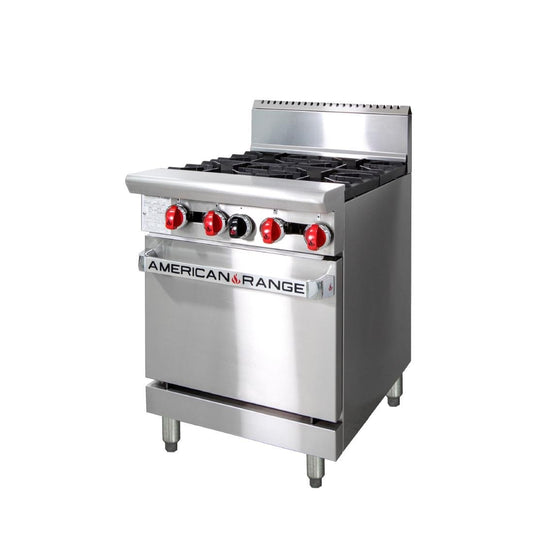 Stoddart American Range Oven with 4 Gas Burners AAR.4B • PAS-DU661-P