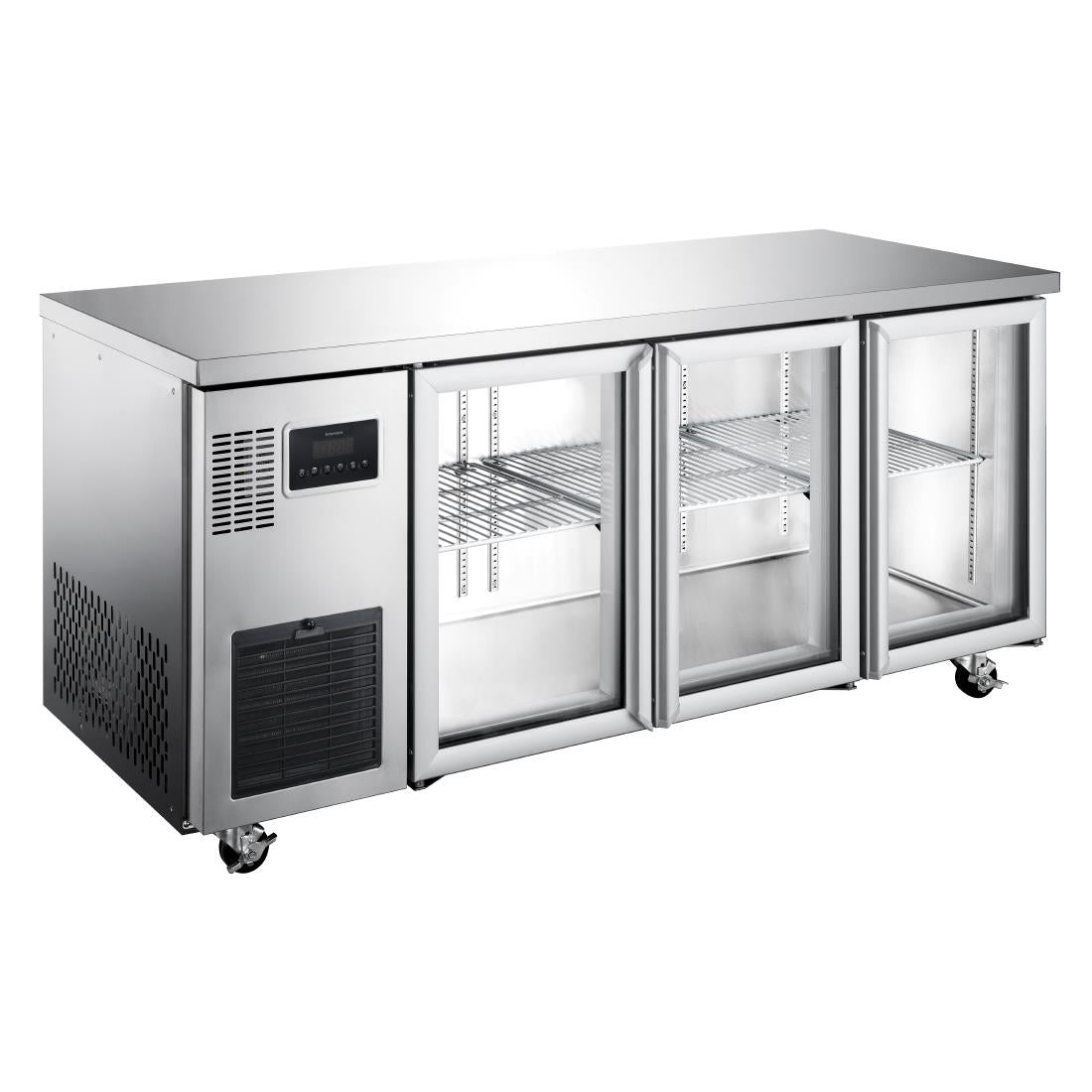 Williams Topaz Three Glass Door Under Counter Refrigerator - 325Ltrs • PAS-DU718