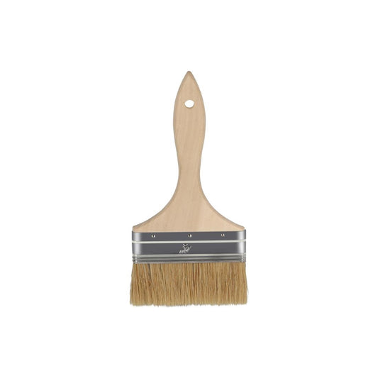 Chef Inox Pastry Brush Natural Bristles With Wood Handle - 100mm • PAS-DU723