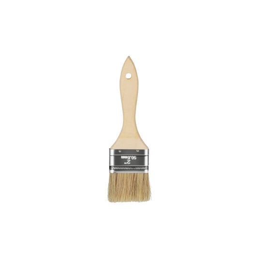 Chef Inox Pastry Brush Natural Bristles With Wood Handle - 50mm • PAS-DU726