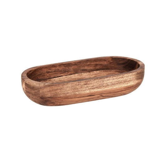 Chef Inox Serve Oval Bowl Acacia 254x130x60mm (2 Pack) (254x130x60mm / 10x5.11x2.3") • PAS-DU730