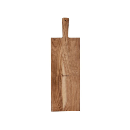 Chef Inox Serve Paddle Board With Black Acacia 610x190x25mm (2 Pack) (610x190x25mm / 24x7.4x0.9") • PAS-DU732