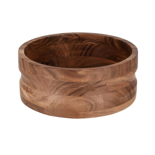 Chef Inox Serve Round Bowl With Straight Sides Acacia - 275x110mm (275x110mm / 10x4.3") • PAS-DU738