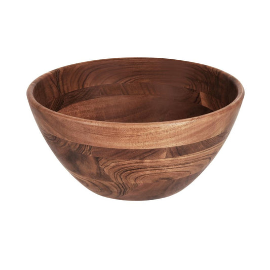 Chef Inox Serve Round Display Deep Bowl Acacia - 280x130mm (280x130mm / 11x5.11") • PAS-DU739