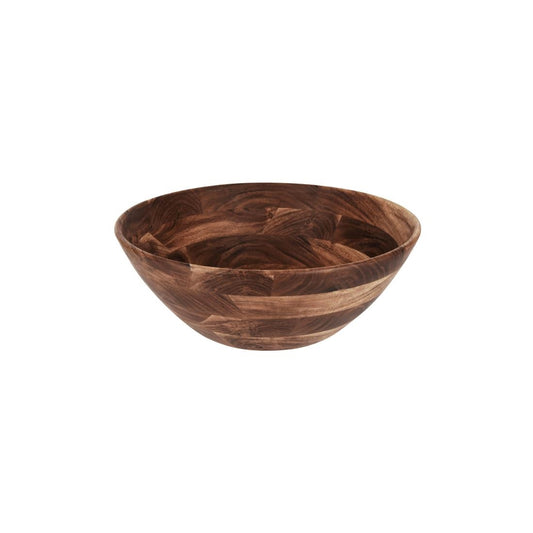 Chef Inox Serve Round Display Deep Bowl Acacia - 430x160mm (430x160mm / 16.9x6.2") • PAS-DU741