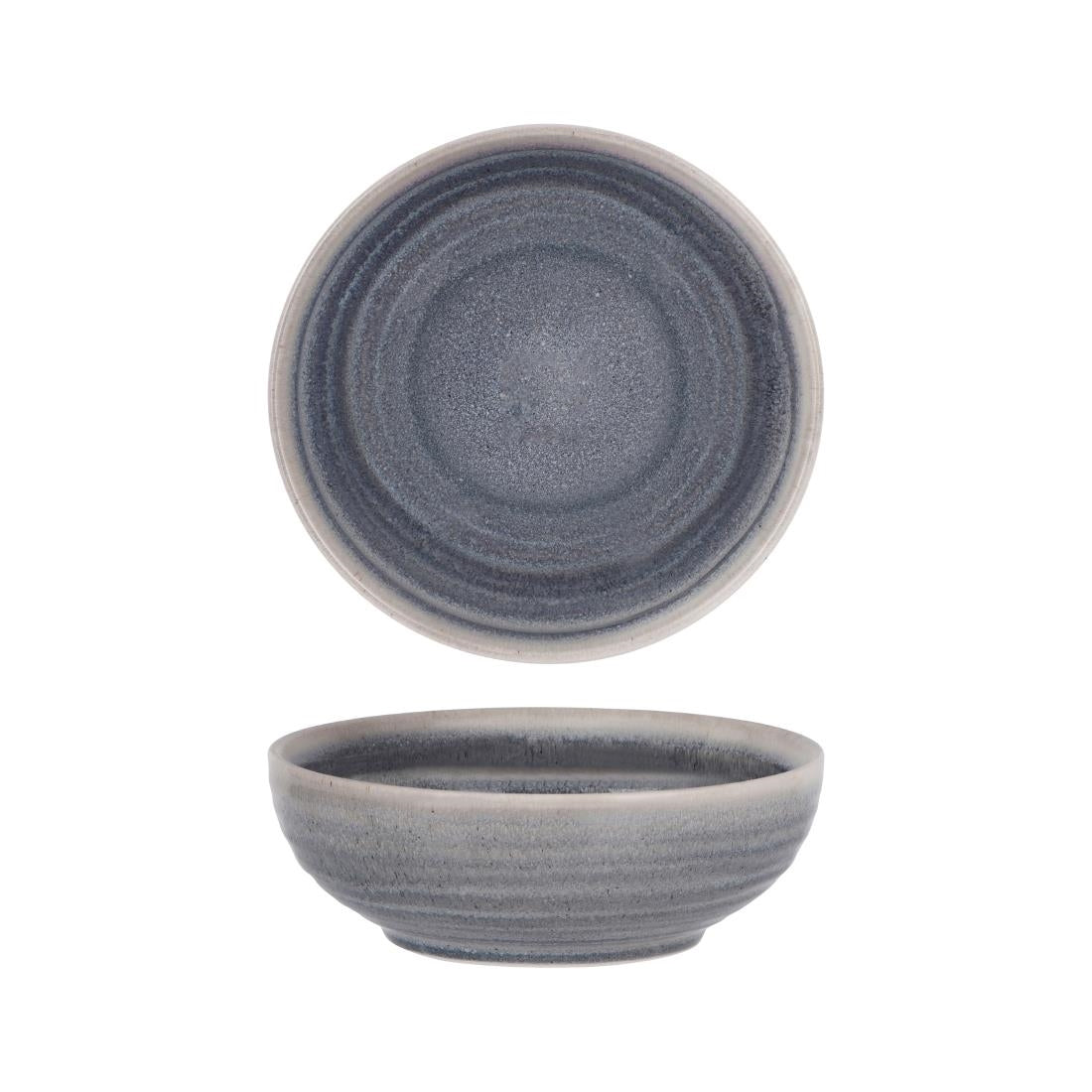 Tablekraft Linea Ocean Blue Round Bowl  - 120x43mm (Pack 6) • PAS-DU743