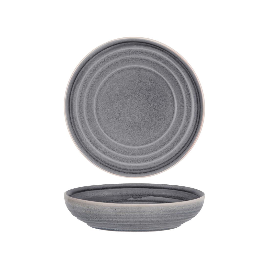 Tablekraft Linea Ocean Blue Round Coupe Bowl - 220x50mm (4 Pack) • PAS-DU744