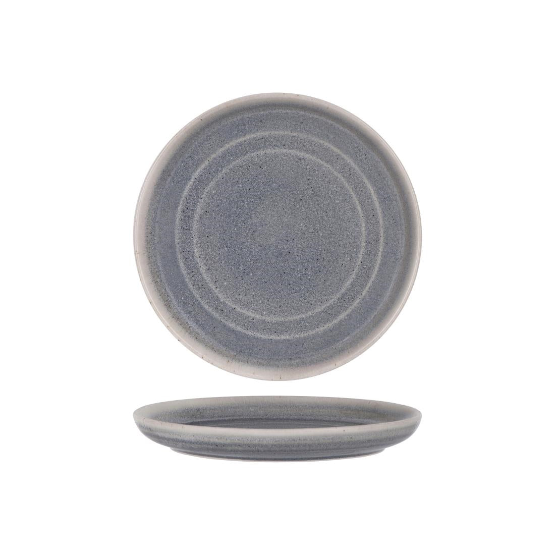 Tablekraft Linea Ocean Blue Round Coupe Plate - 170x22mm (6 Pack) • PAS-DU745