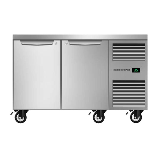 SKOPE ProSpec Two Solid Door Underbench GN 1/1 Right Hand Fridge • PAS-DU765