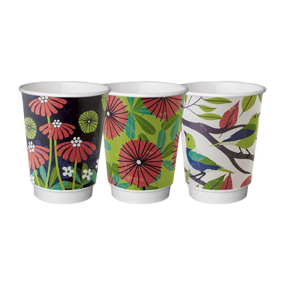 Detpak Grasp the Moment 90mm Double Wall PLA Hot Cup - 360ml (1000 Pack) • PAS-DU791