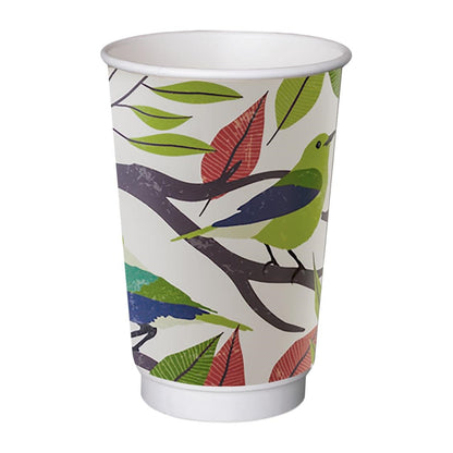 Detpak Grasp the Moment 90mm Double Wall PLA Hot Cup - 480ml (500 Pack) • PAS-DU792
