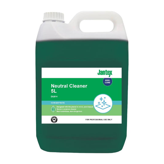 Jantex Green Neutral Cleaner Concentrate 5Ltr (Pack Quantity: 1 x 5Ltr | Concentrated) • PAS-DU814