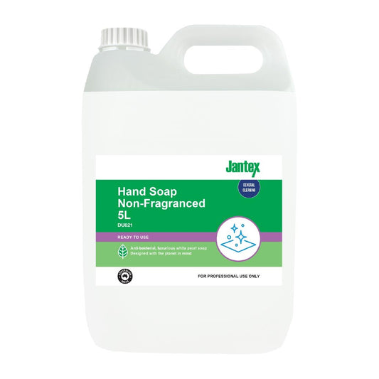 Jantex Green Hand Soap Non-Fragranced 5Ltr (Pack Quantity: 1 x 5Ltr) • PAS-DU821