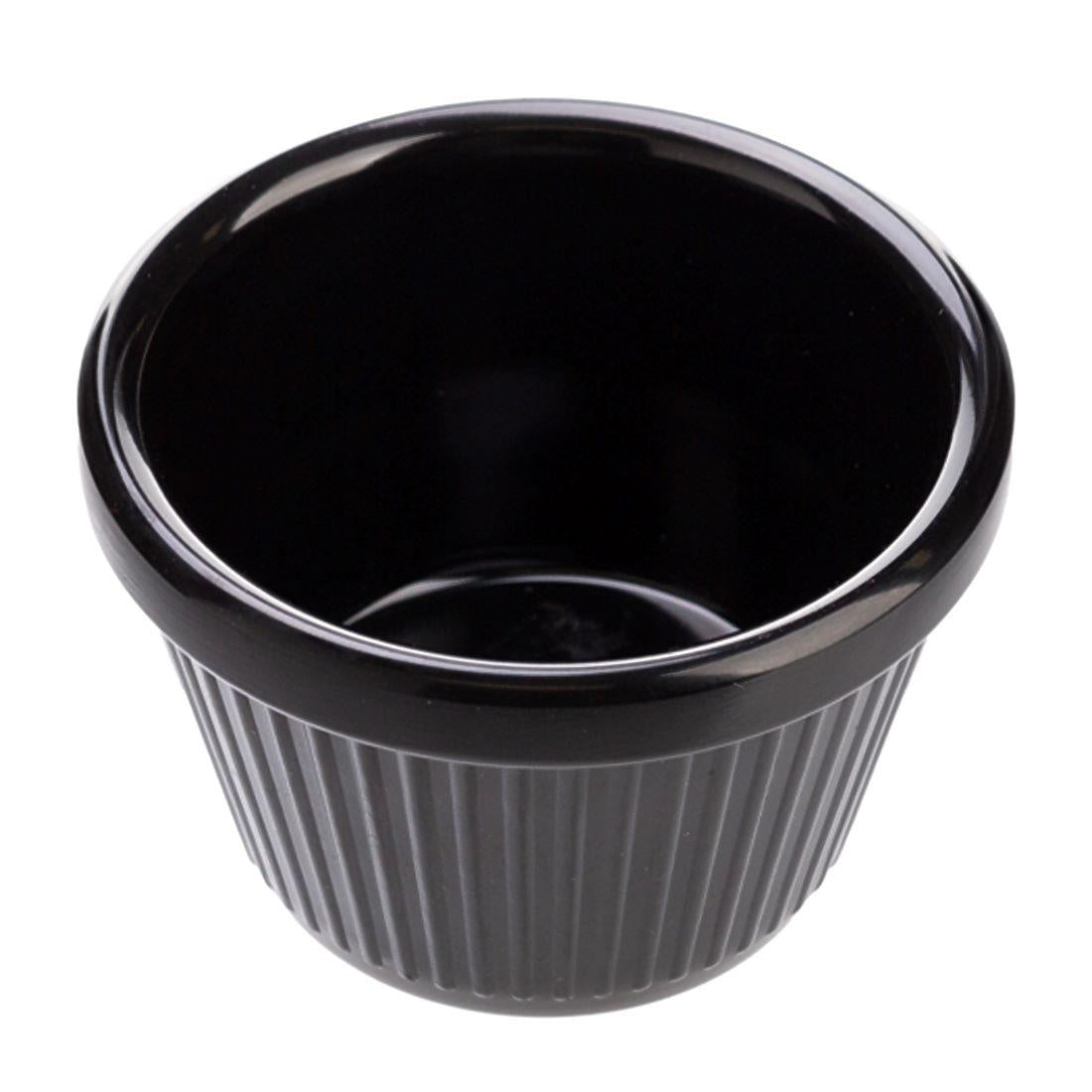Coucou Ramekin Fluted Black - 30ml • PAS-DU847