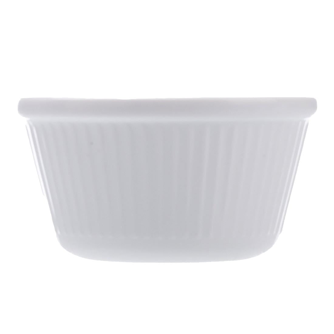 Coucou Ramekin Fluted White - 90ml • PAS-DU850
