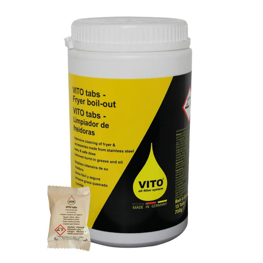 VITO Fryer Boil-Out Tabs (15 Tabs Pack) • PAS-DU887