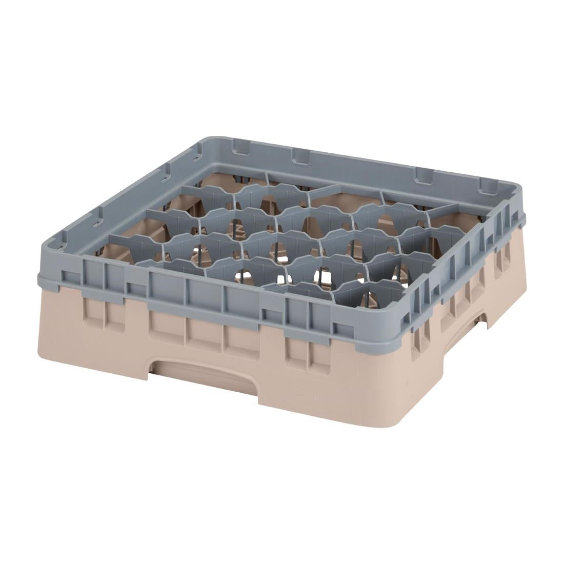 Cambro Camrack 20 Compartment Glassrack - Beige - Max Glass 984mm Dia & 92mm H • PAS-DU892
