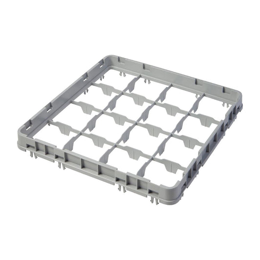 Cambro Camrack 16 Compartment Glassrack Extender - Grey - 41mm • PAS-DU894