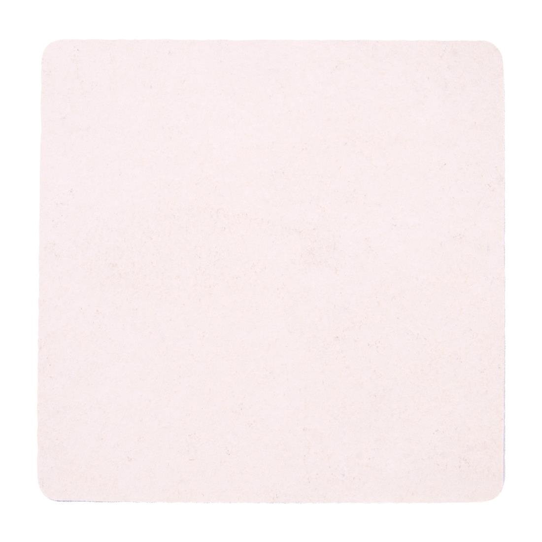 Wobbly Boot Drink Coaster - Plain White Square (Pack 250) • PAS-DU902