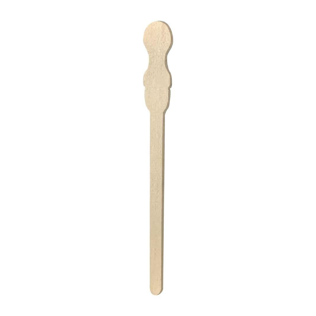 Ecostix - Wooden Coffee Stirrer Stoppers - FSC 100% - 120mm (Pack 200) • PAS-DU907