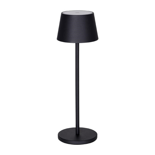 Tablekraft Amelia Cordless LED Table Lamp - Black - 110x350mm (Height: 350mm | Pack Quantity: 1 | Colour: Black) • PAS-DU968