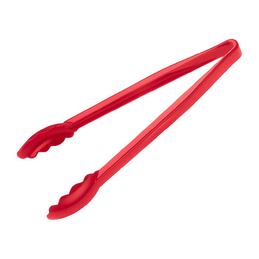 Cambro Scallop Tongs Red 300mm • PAS-DU996