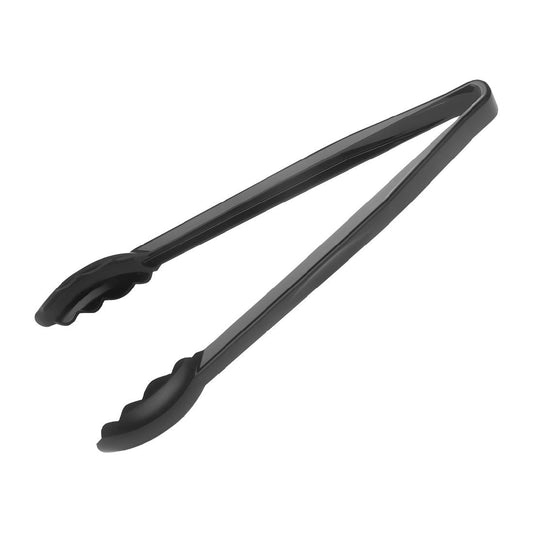 Cambro Scallop Tongs Black 300mm • PAS-DU997