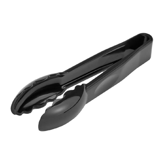 Cambro Scallop Tongs Black 150mm • PAS-DU998