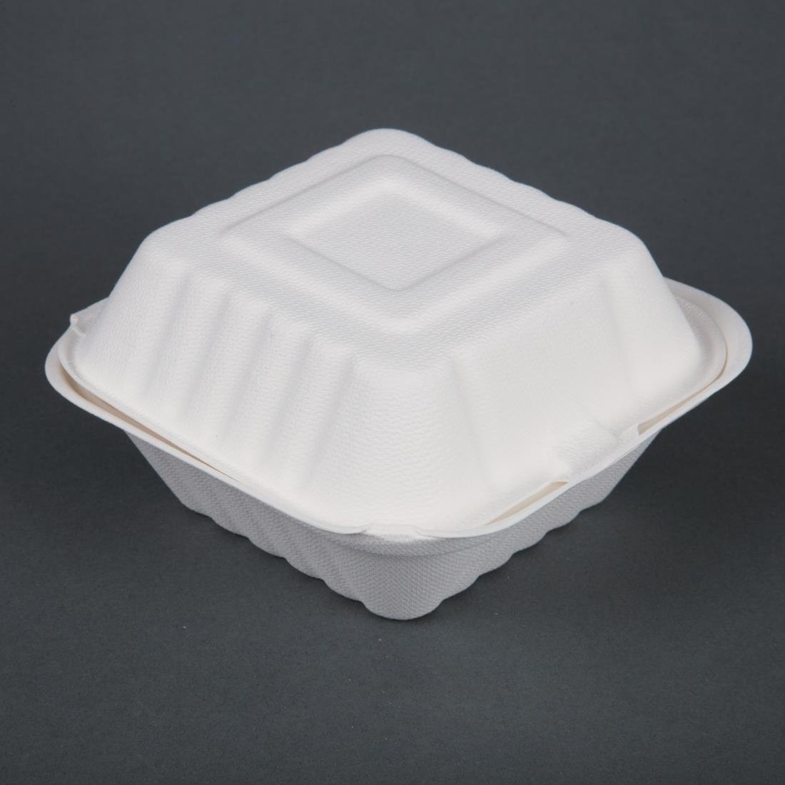 Fiesta Compostable Hinged Container 149mm (Pack of 500) • PAS-DW246