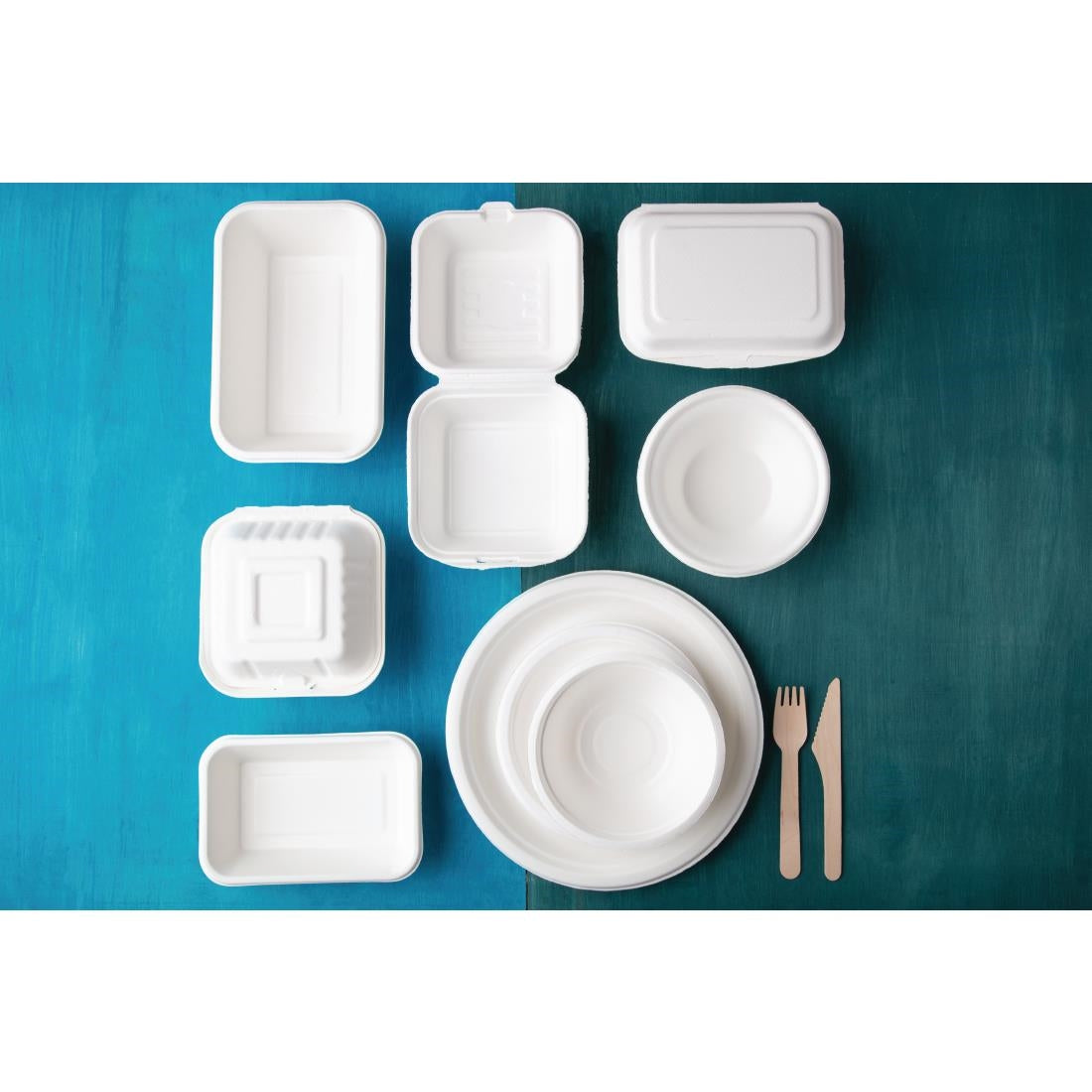 Fiesta Compostable Bagasse Round Plate 179mm (50 Pack) (Diameter: 179mm | Pack Quantity: 50) • PAS-CW905