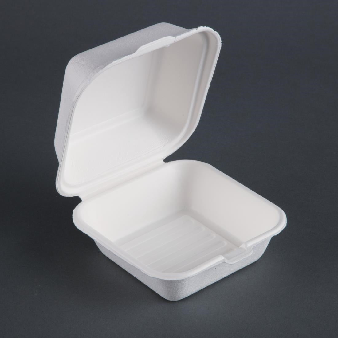 Fiesta Compostable Hinged Container 153mm (Pack of 500) • PAS-DW247