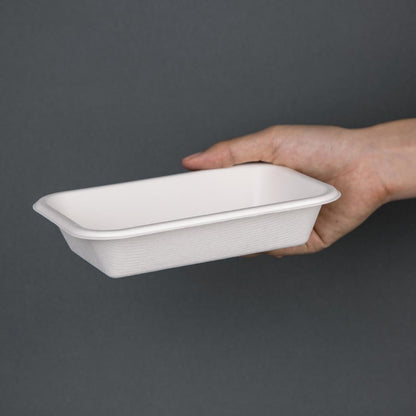 Fiesta Compostable Bagasse Food Trays 455ml (Pack of 50) • PAS-DW347