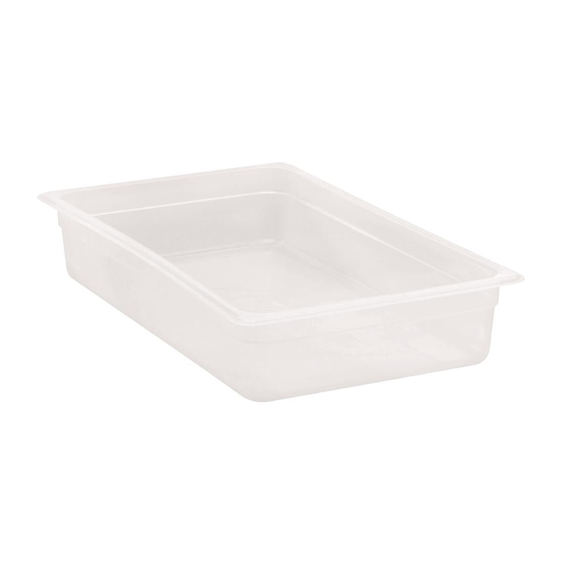 Cambro Polypropylene Gastronorm Tray - Translucent - 1/1 100mm • PAS-DW500
