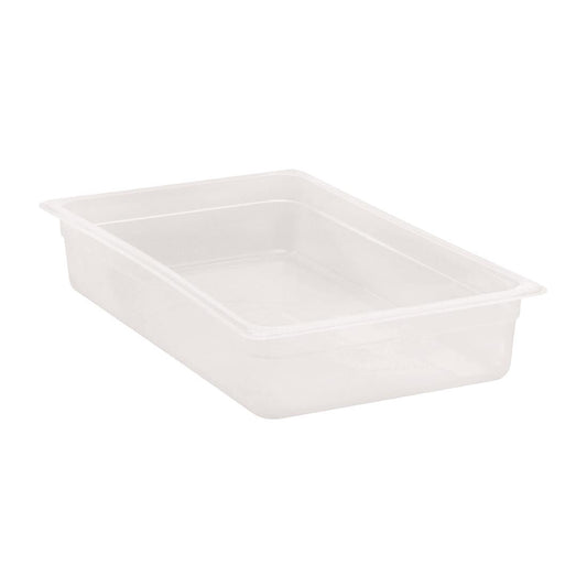 Cambro Polypropylene Gastronorm Tray - Translucent - 1/1 100mm • PAS-DW500