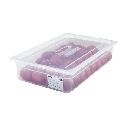 Cambro Polypropylene Gastronorm Tray - Translucent - 1/1 100mm • PAS-DW500