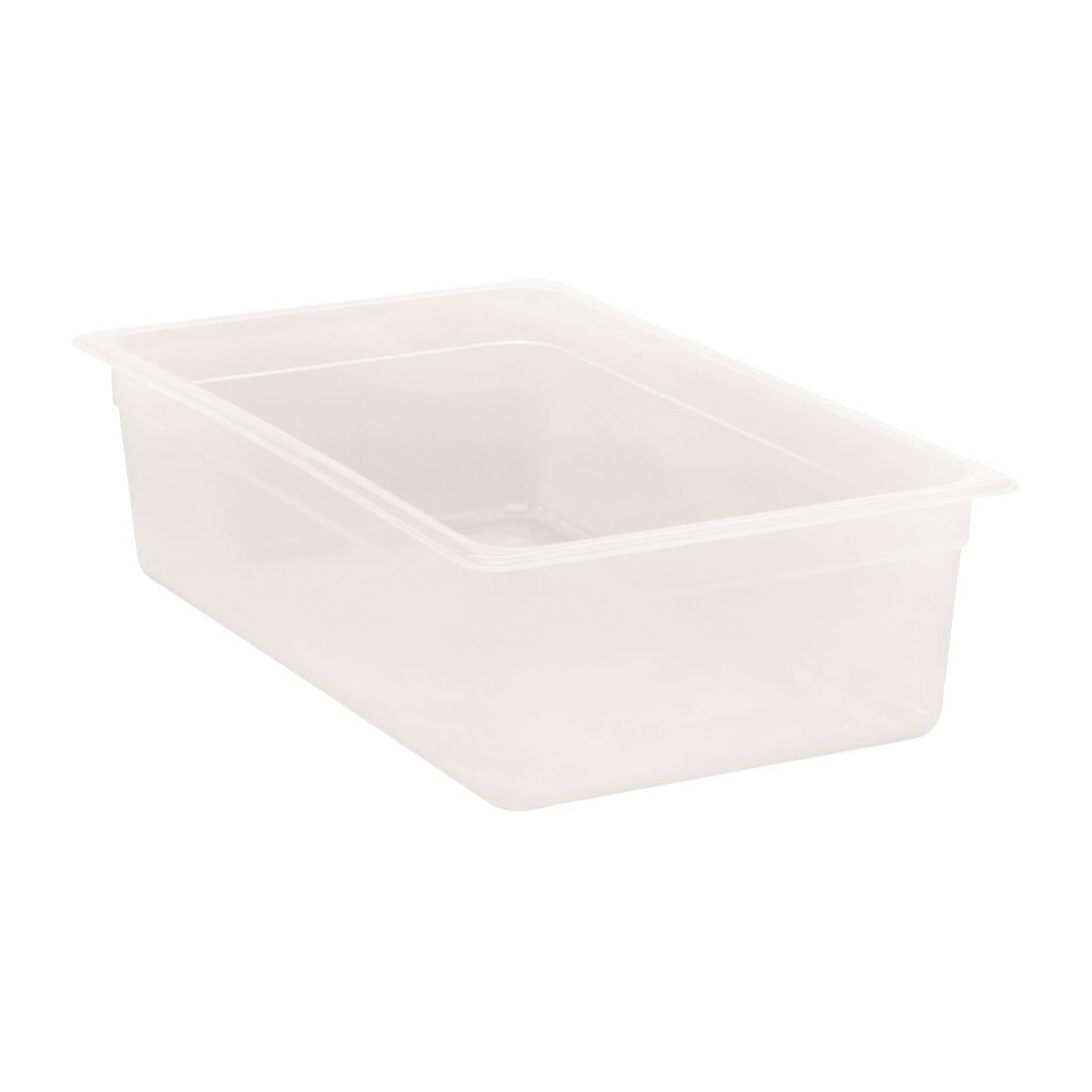 Cambro Polypropylene Gastronorm Tray - Translucent  - 1/1 150mm • PAS-DW501