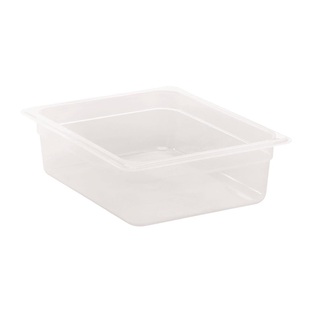 Cambro Polypropylene Gastronorm Tray - Translucent  - 1/2 100mm • PAS-DW502